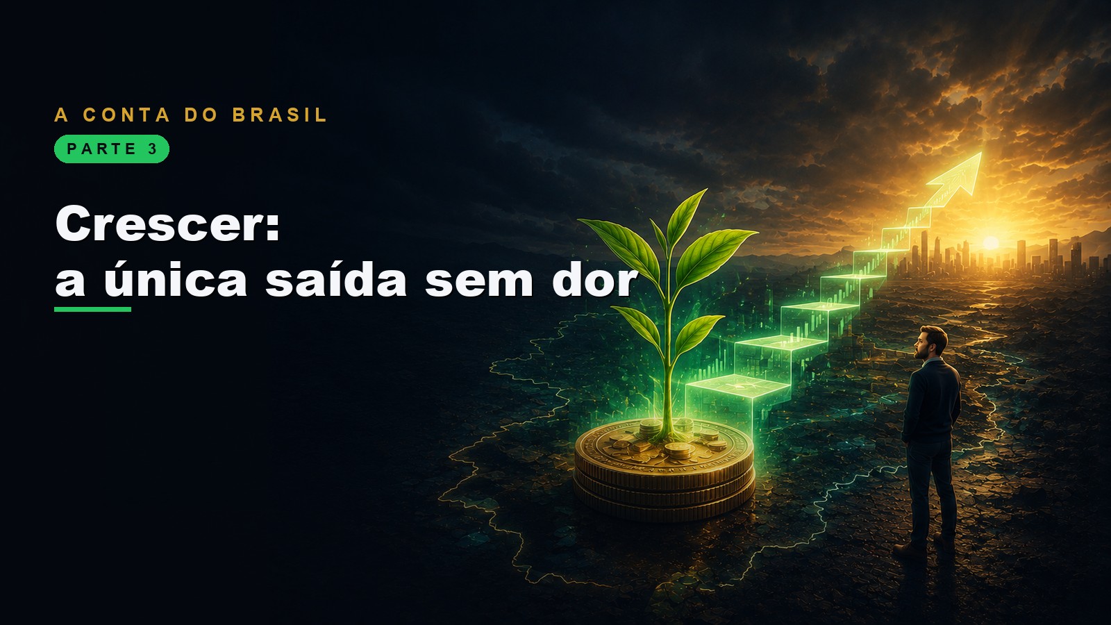 Crescer para sair: a única saída sem dor da dívida do Brasil — por que diluir a dívida pelo crescimento é indolor, mas lento