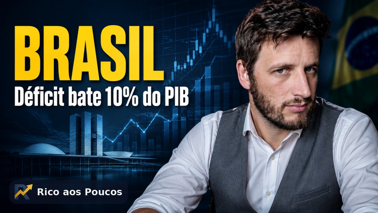 Déficit Nominal Encosta em 10% do PIB — o Pior Nível desde a Pandemia