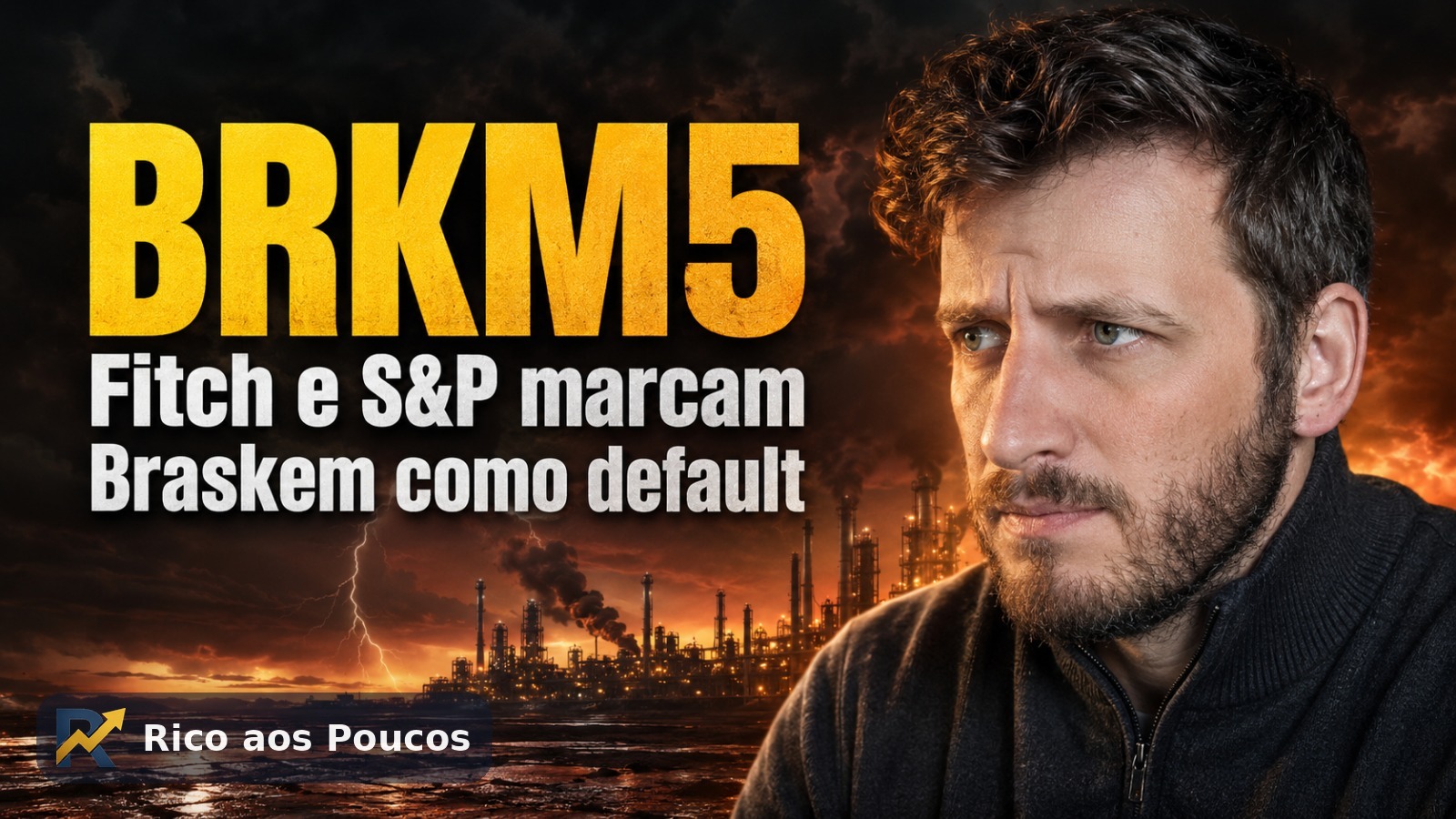 Fitch C e S&P D: Braskem BRKM5 entra em default de rating