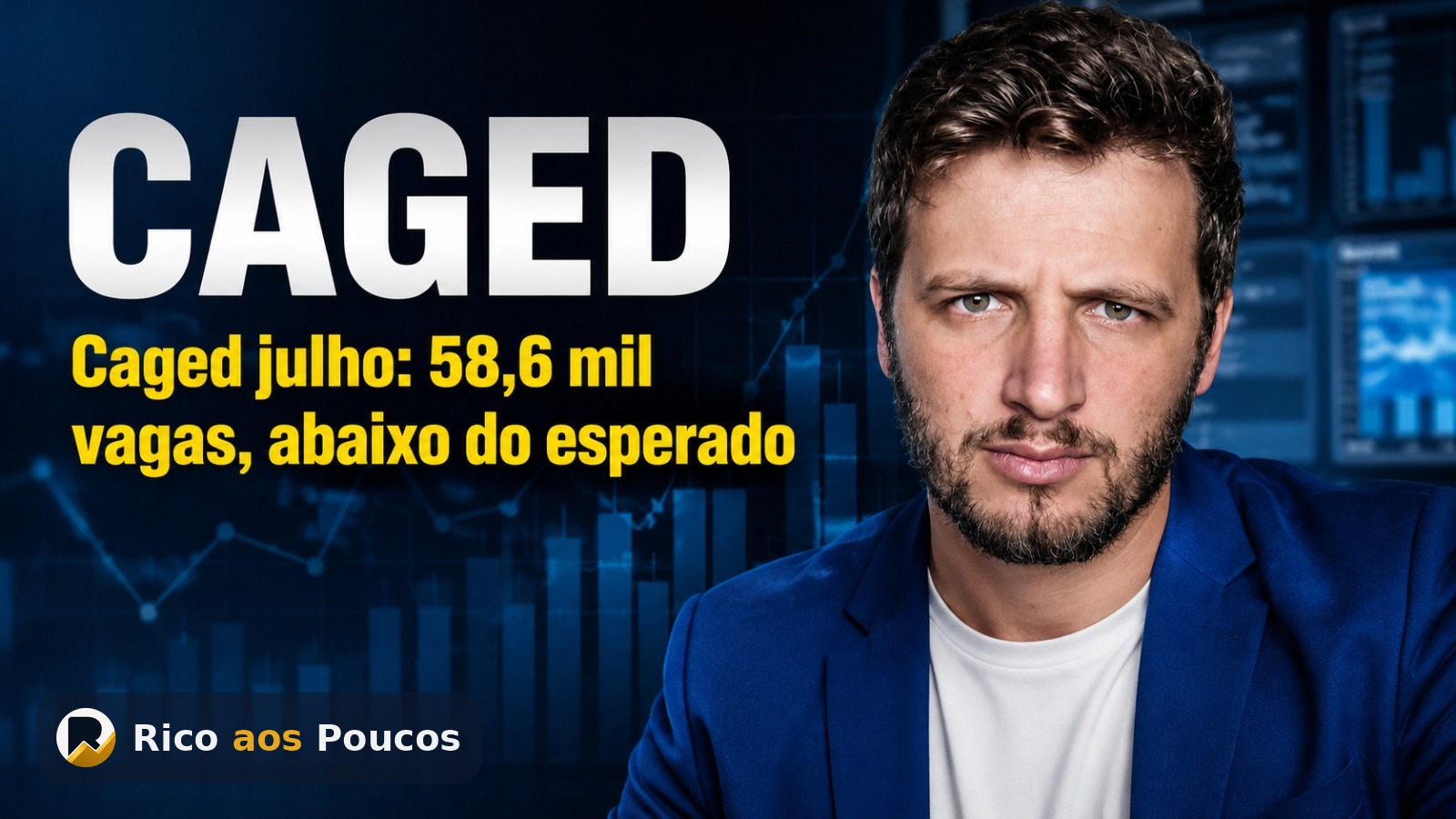Caged de julho: Brasil cria 58,6 mil vagas formais e frustra projeções