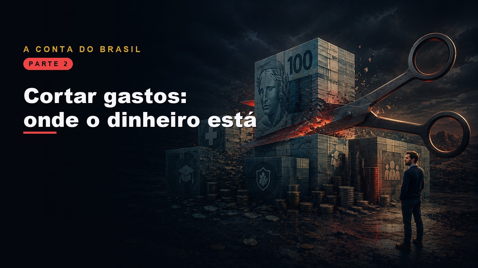 Cortar gastos públicos no Brasil: 90% do orçamento é obrigatório e o dinheiro grande está em Previdência, funcionalismo e vinculações