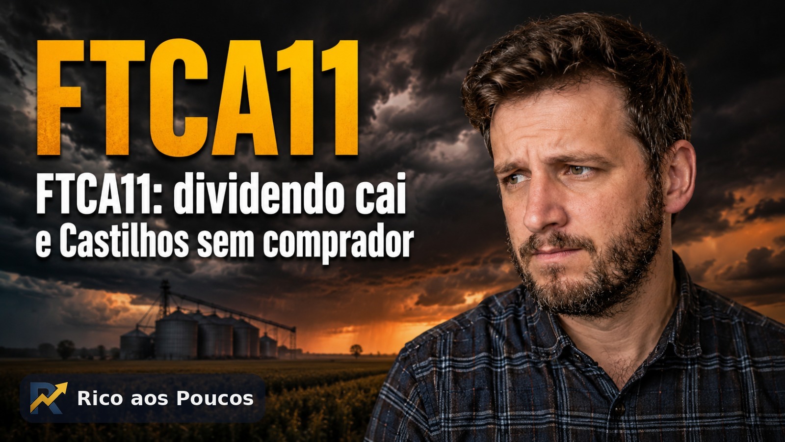 Por que FTCA11 caiu 7,8% hoje? Dividendo cortado 22% e Castilhos sem comprador