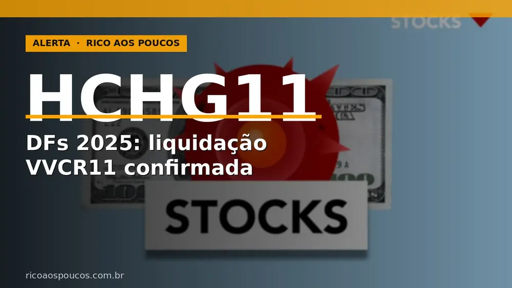 HCHG11: DFs 2025 auditadas confirmam PL, mas tese de liquidação contra VVCR11 segue intacta