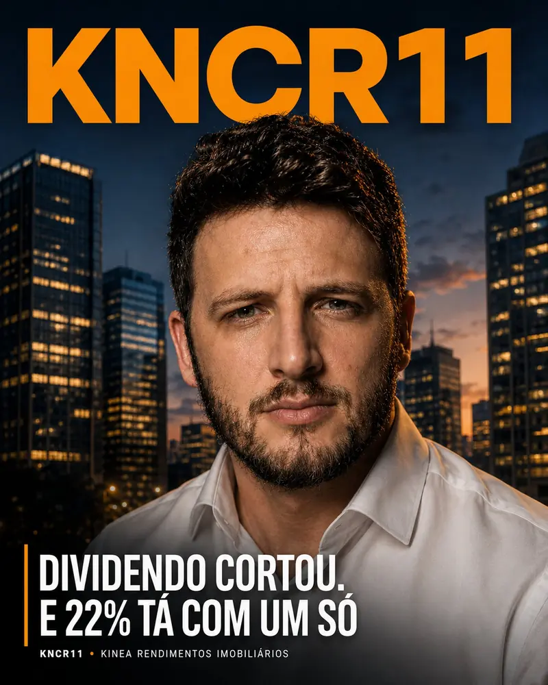 KNCR11 — análise sobre corte de dividendo e concentração de 22% no grupo Brookfield