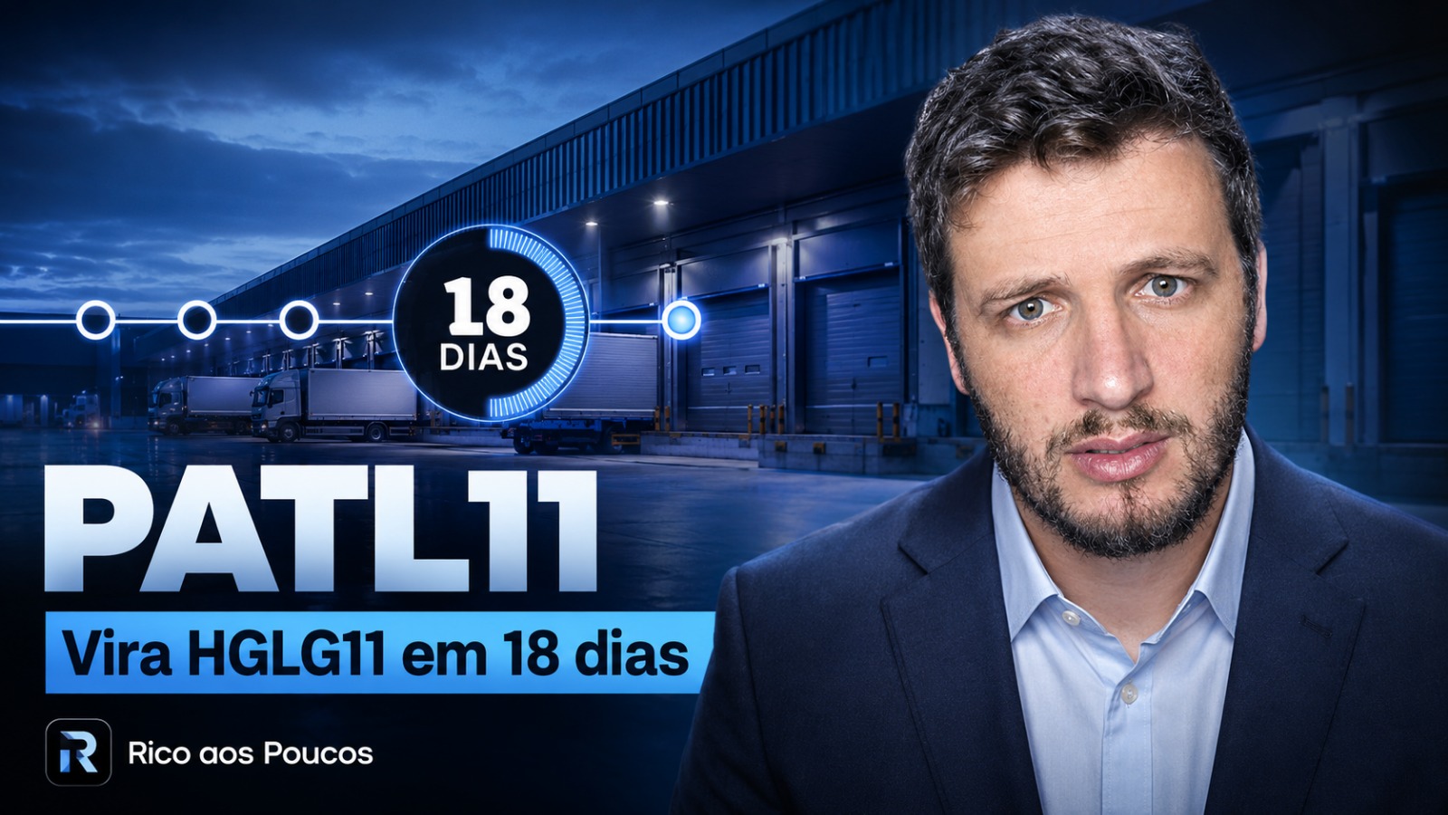 PATL11 VP confirmado em R$ 68,10, prazo da Vórtx passou — 18 dias para virar HGLG11 em julho de 2026