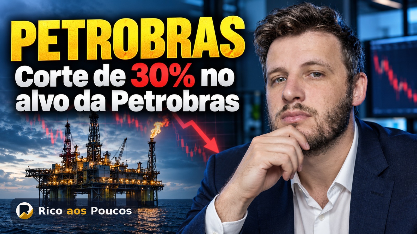 J.P. Morgan corta preço-alvo da Petrobras (PETR4) em 30% — vale a pena segurar a ação?