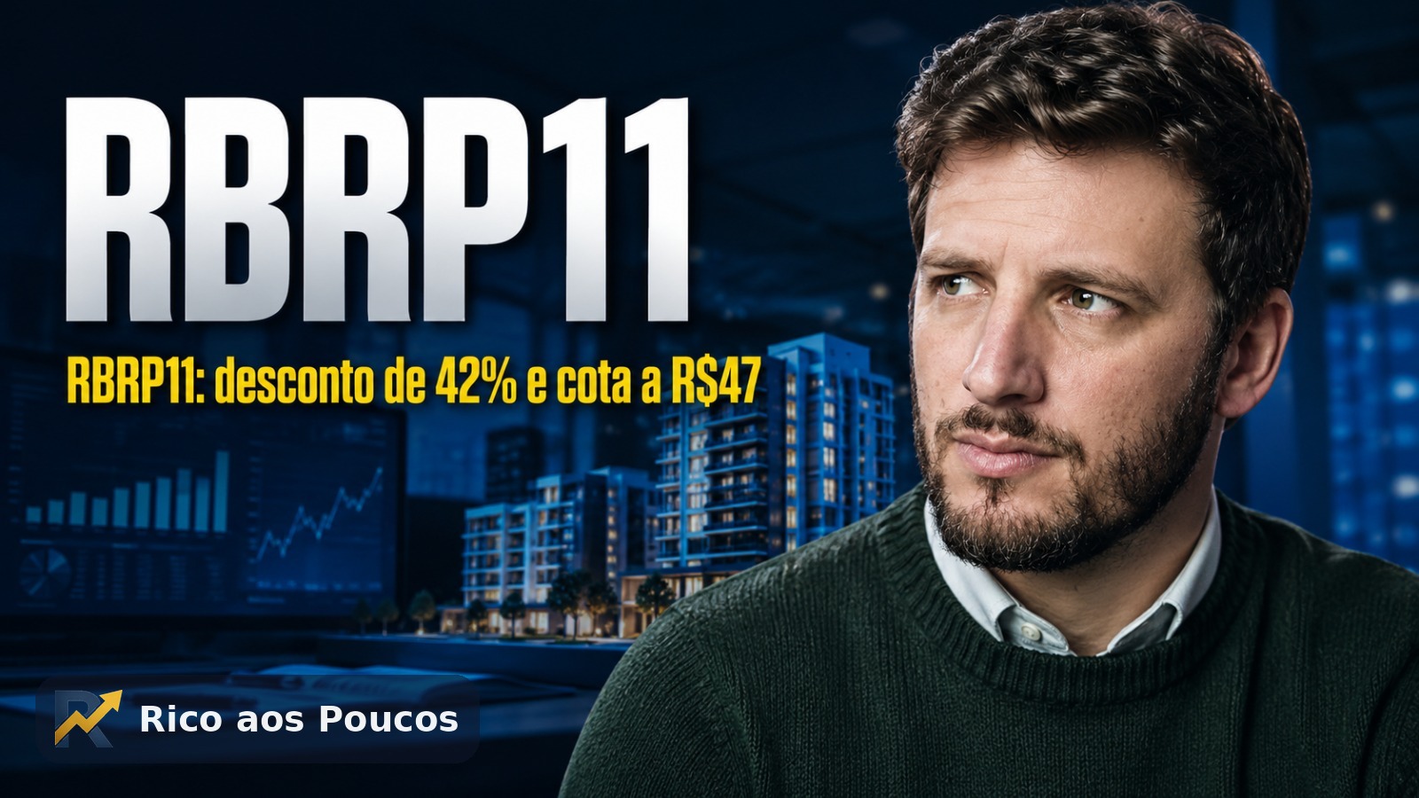 RBRP11 paga R$0,40 amanhã e negocia a 42% de desconto: o trade de turnaround da Patria