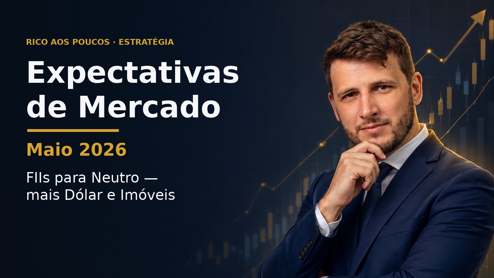 Expectativas de Mercado mai/2026 — FIIs para Neutro, mais Dólar e Imóveis