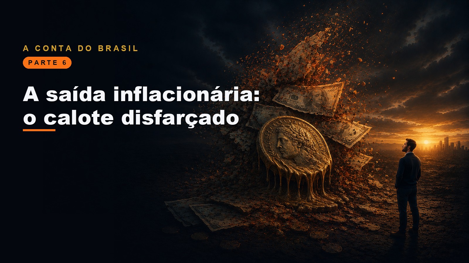 A saída inflacionária: o calote disfarçado em que a inflação corrói o valor real da dívida pública e empobrece principalmente os mais pobres