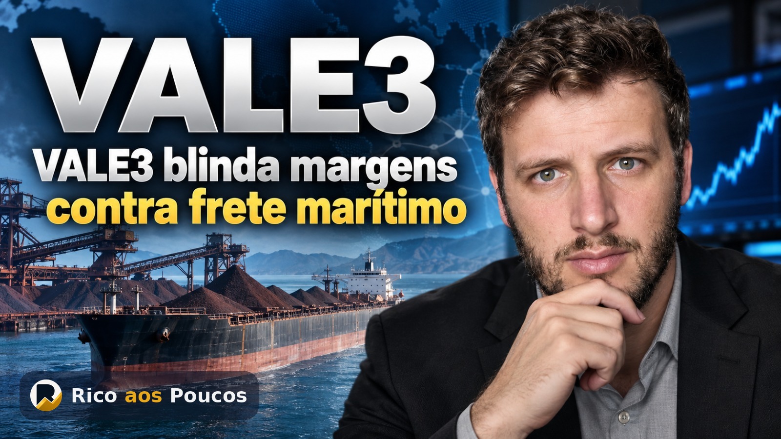 VALE3 ou CMIN3: Goldman Sachs aponta quem sofre mais com frete