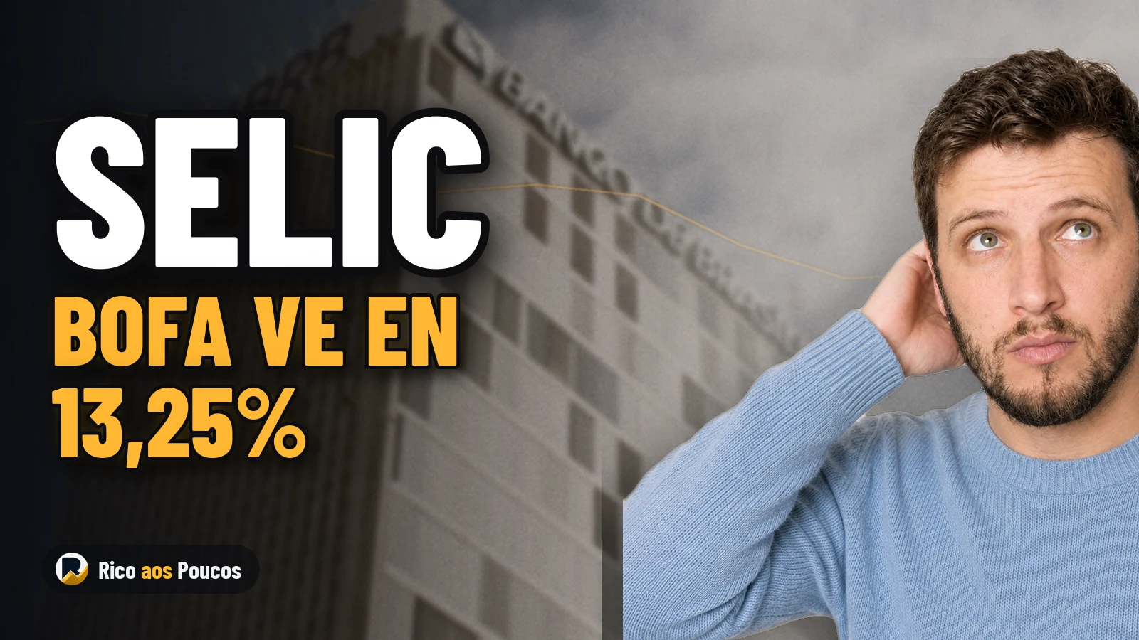 Bank of America prevé una baja de la tasa Selic a 13,25% ante la desaceleración de la economía