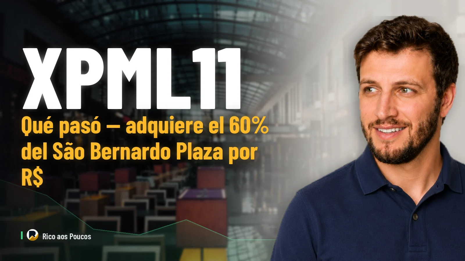 XPML11: qué pasó — adquiere el 60% del São Bernardo Plaza por R$ 331 millones, paga en nuevas cuotas